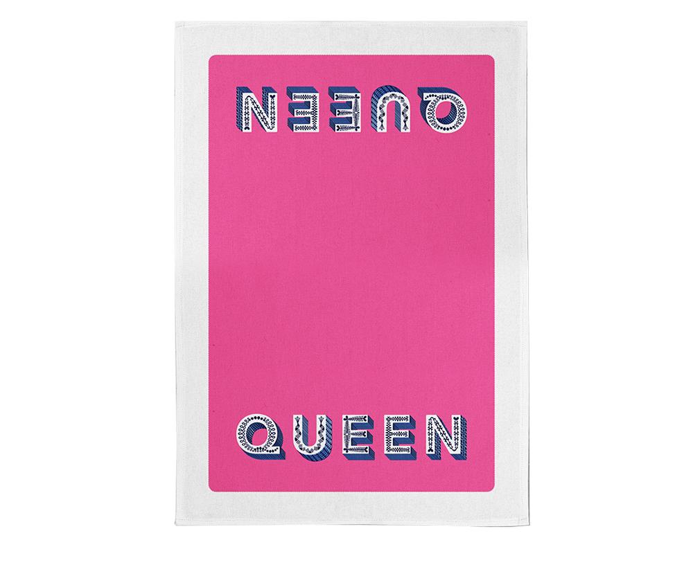 Word Dish Towel - Queen - by Jamida